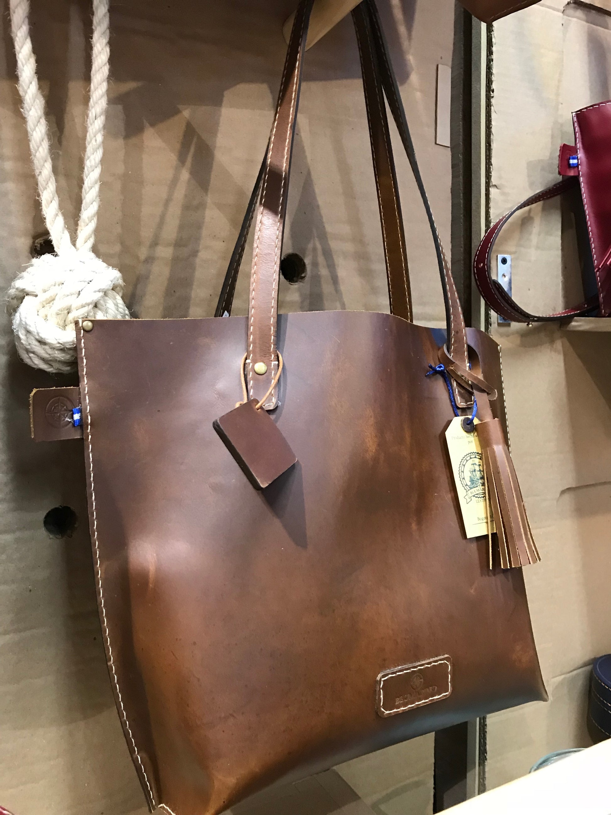 TOTE MARE CORTE - BLUMARINO LEATHER